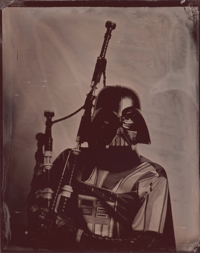 Portland Tintype of The Unipiper