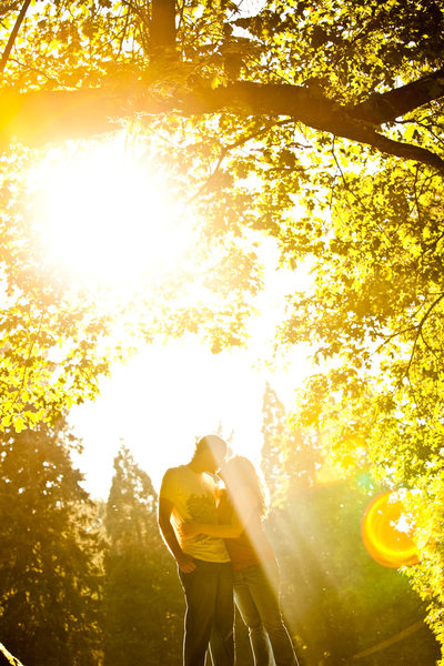 Portland Romantic Engagement Portrait