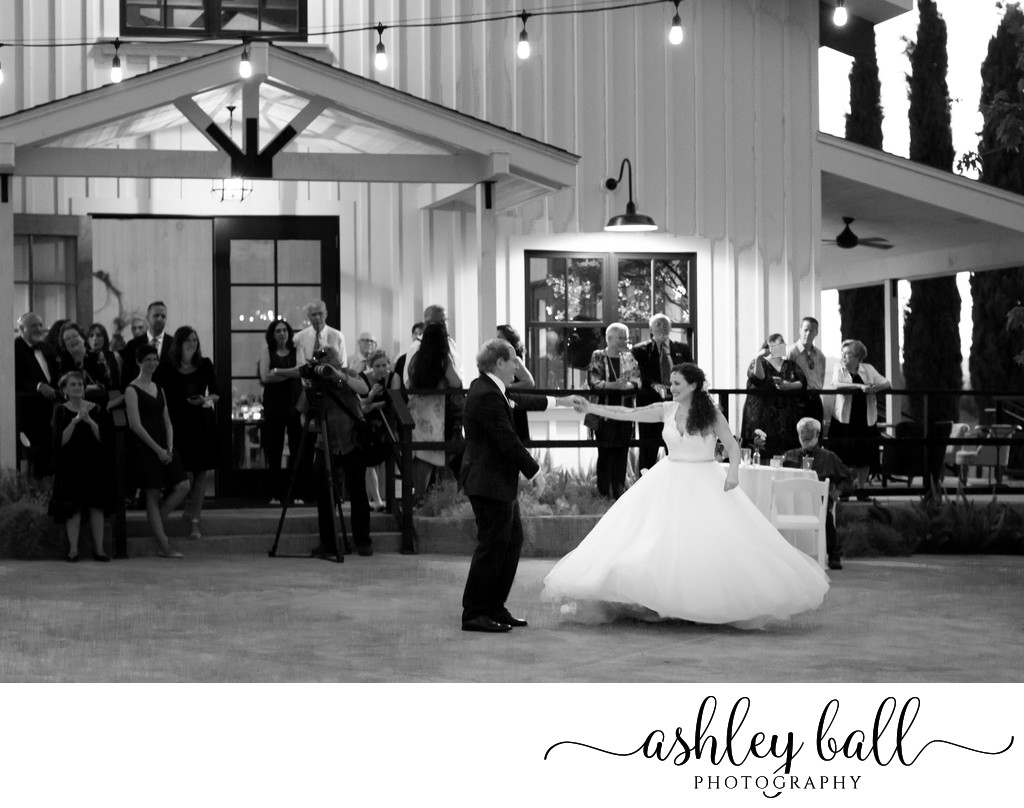  Father-Daughter Dance at Park Winters Wedding Venue