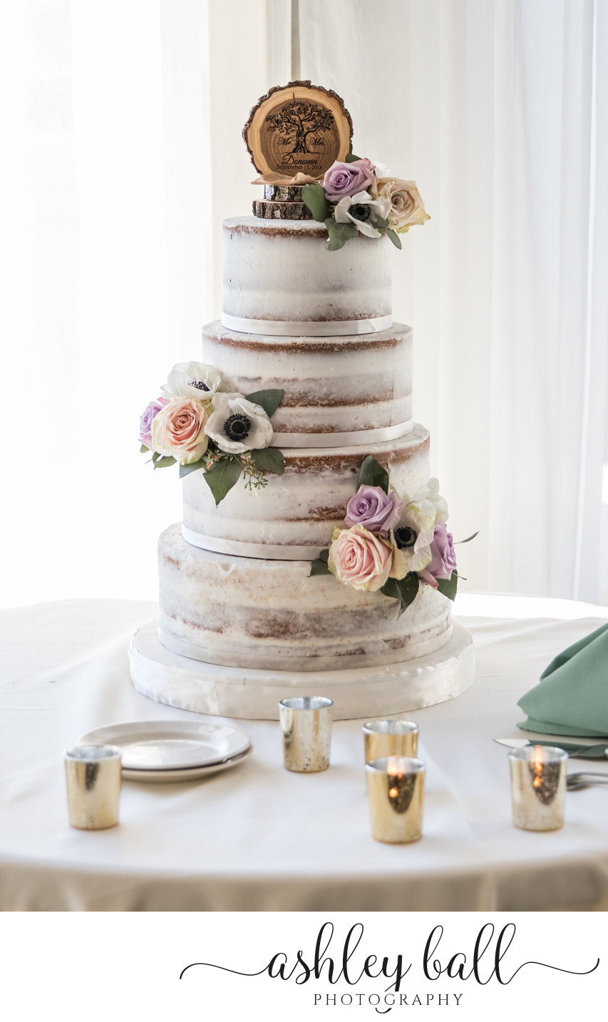 Naked Wedding Cake at Scott's Seafood on The River