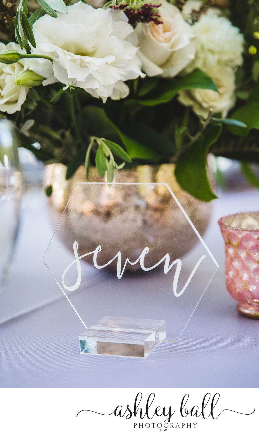 Table setting at rustic wedding at Joyful Ranch