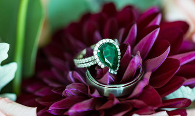 Stunning Emerald Engagement Ring 