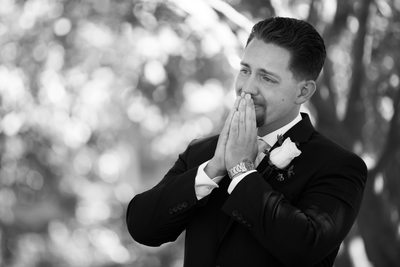 Sacramento Groom's Emotional Reaction In First Look