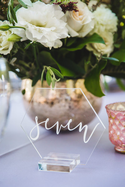 Table setting at rustic wedding at Joyful Ranch