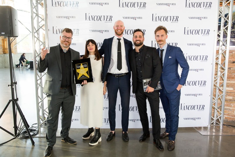 Vancouver 33rd annual award winners posing at photo wall