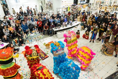 Lion Dance Lunar New Year Performance at Nordstrom