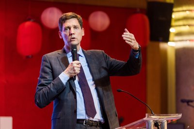David Eby speaks at Vancouver Chinatown Foundation