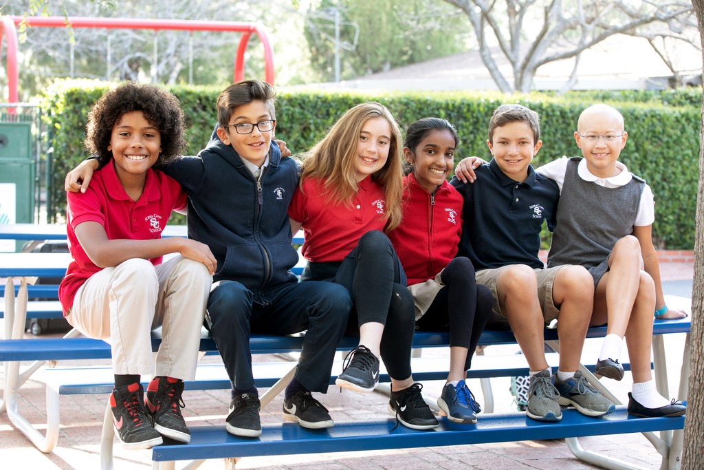 Private School Campus Life Photography – Student Community outside | Los Angeles CA