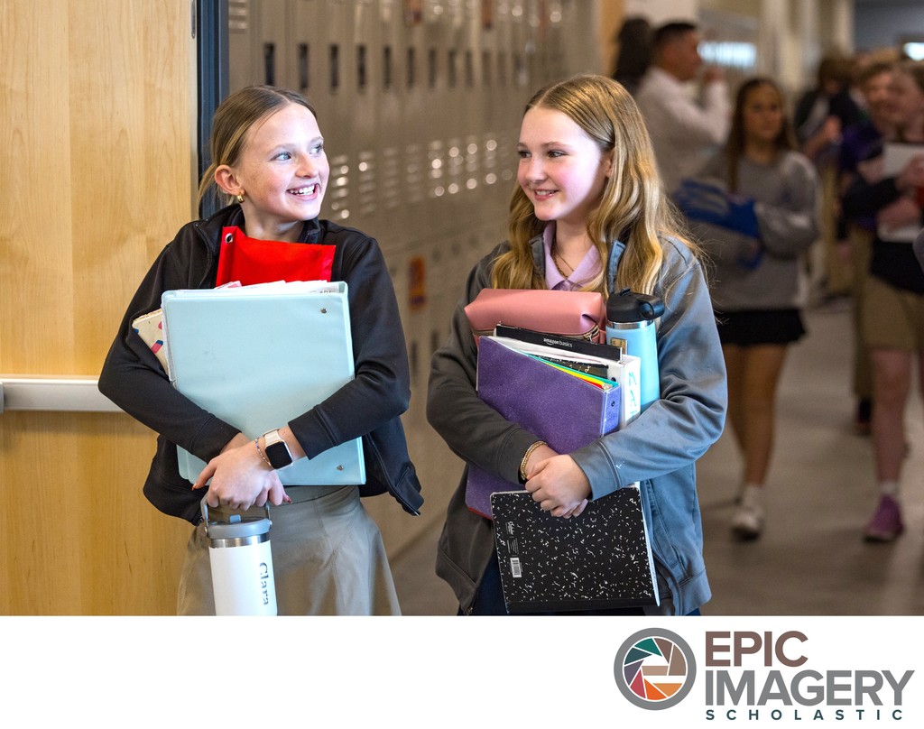 Private School Campus Life Photography – Student Community during social interaction | Colorado Springs, CO