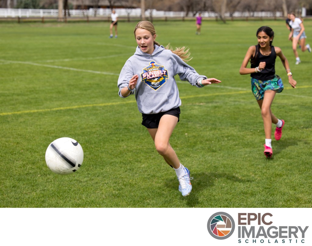 Private School Athletics Photography – Student Participation in Athletic Practice | Denver, CO