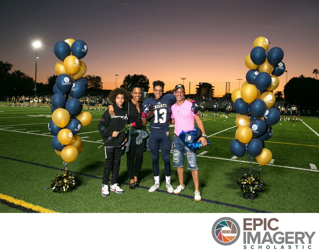 Senior Night Football Recognition Ceremony