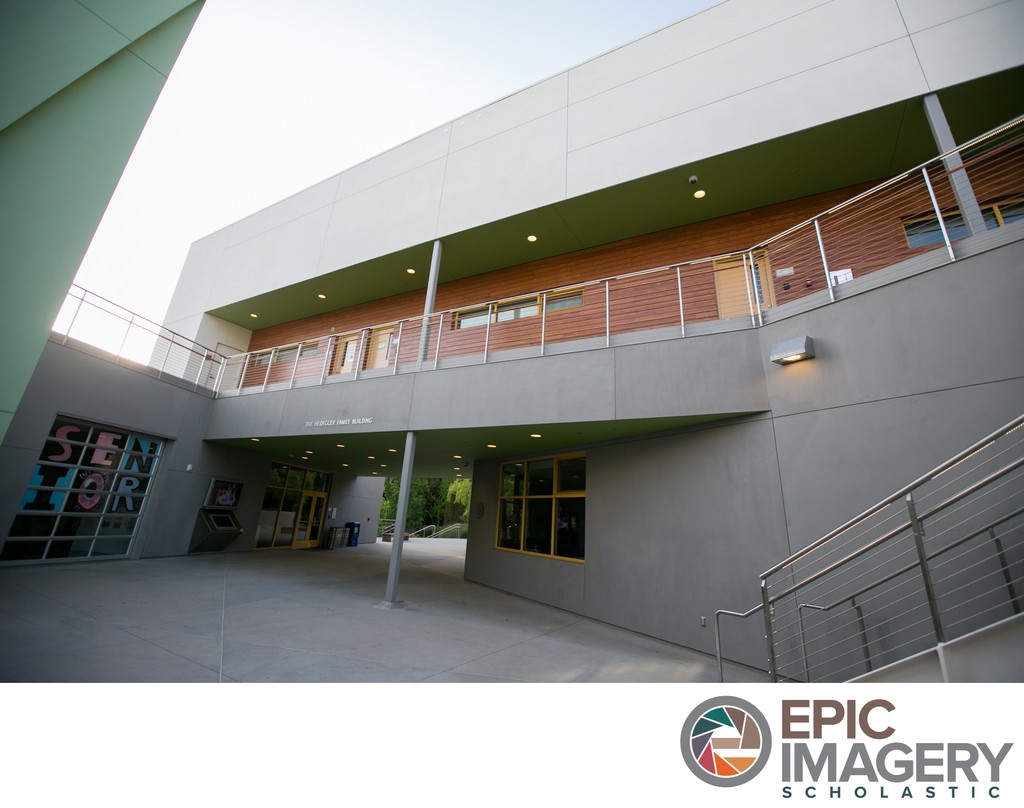 Private School Campus Aesthetic Photography – Learning Environment in shared campus spaces | Los Angeles, CA
