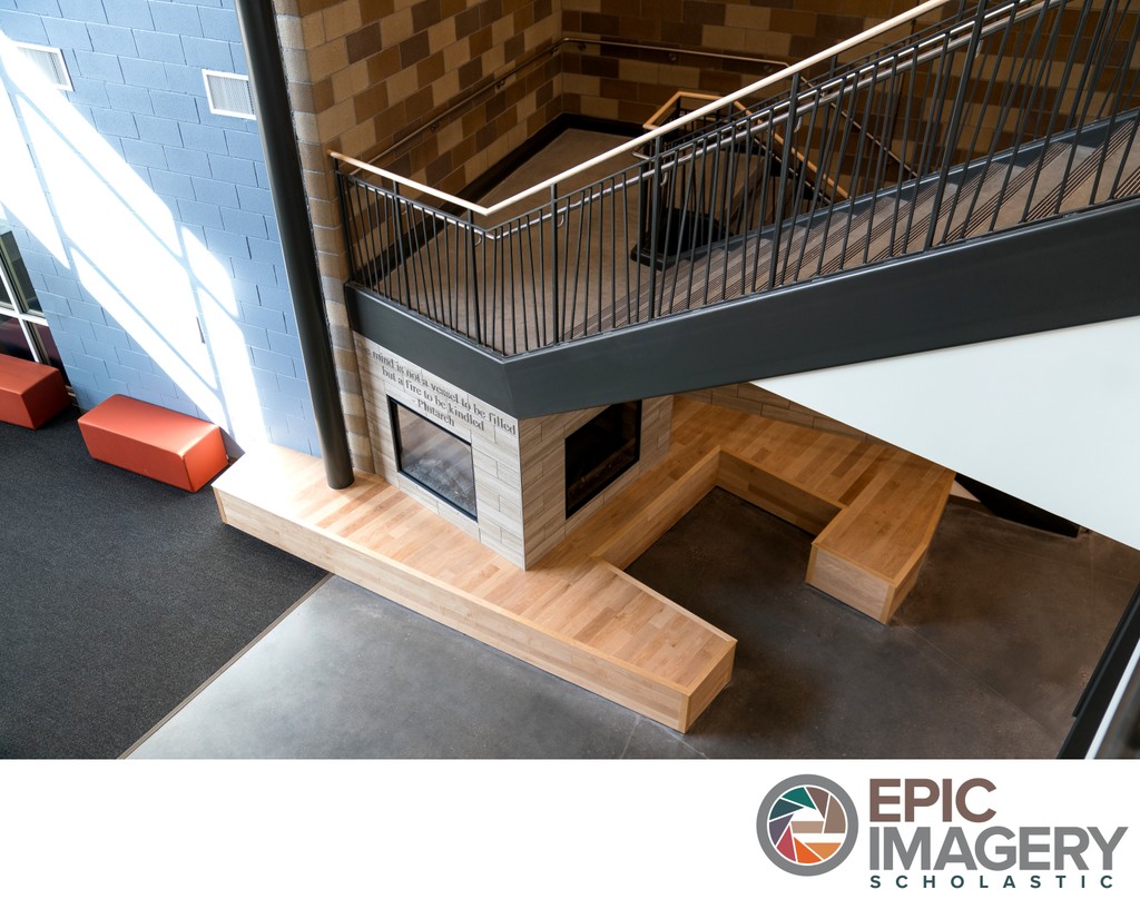 Private School Campus Aesthetic Photography – Learning Environment with Architectural Detail | Colorado Springs, CO