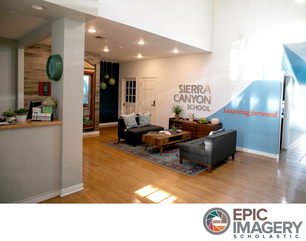 Private School Campus Aesthetic Photography – Learning Environment through Campus Interiors | Los Angeles, CA