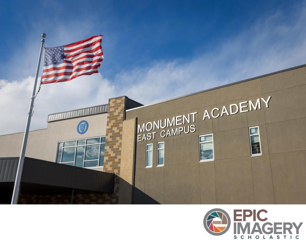 Private School Campus Aesthetic Photography – Learning Environment through campus design | Colorado Springs, CO