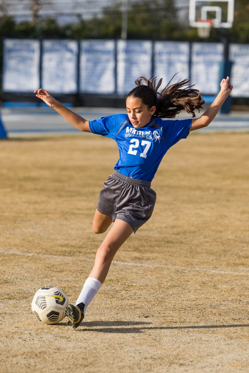 Private School Athletics Photography – Student Participation with Physical Activity | Los Angeles, CA