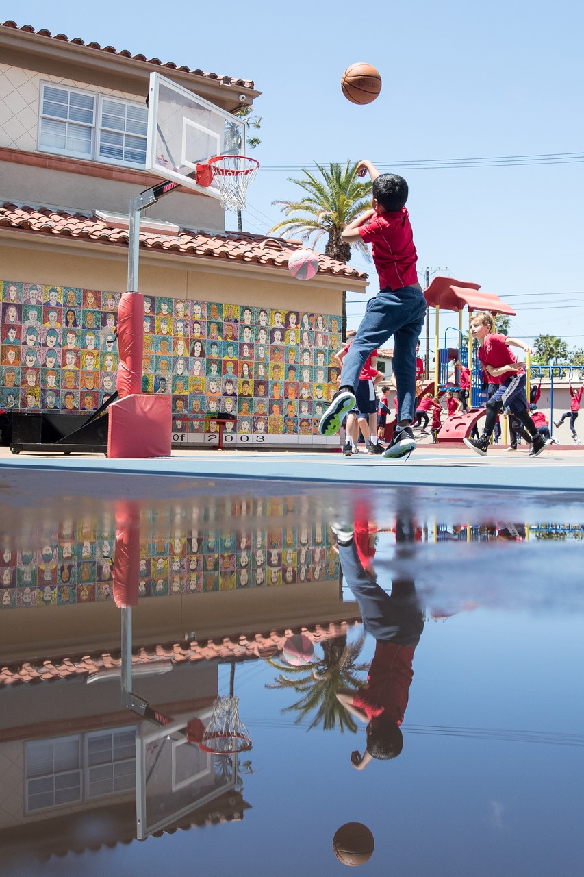 Private School Campus Life Photography – Student Community at Play | Los Angeles, CA