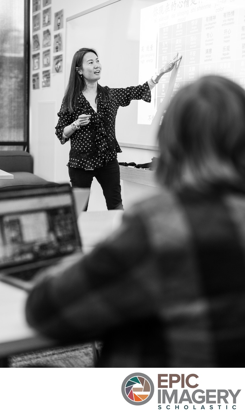 Private School Classroom Photography – Academic Learning during academic lesson | Denver, CO