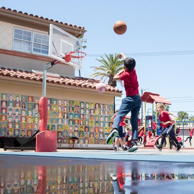 Private School Campus Life Photography – Student Community at Play | Los Angeles, CA