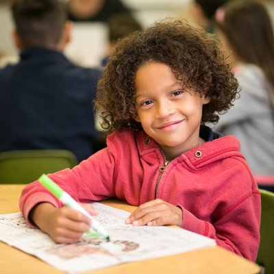 Private School Classroom Photography – Engaged Student Learning | Denver CO