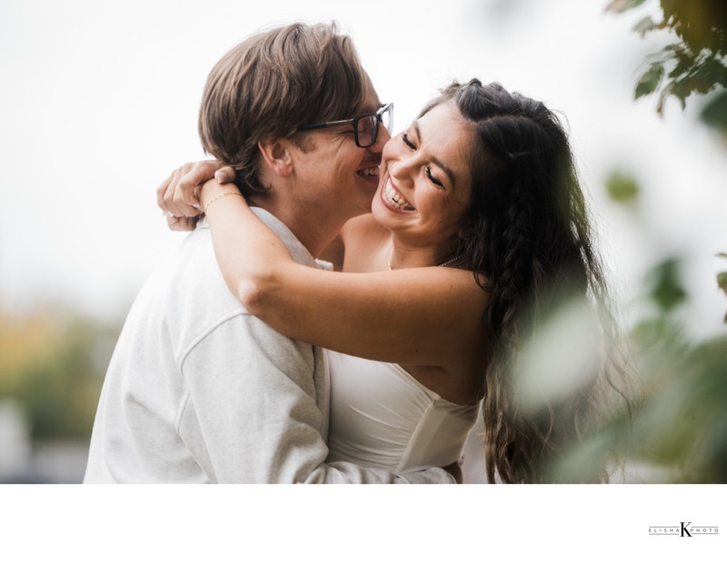 Authentic Laughter in Fountain Square