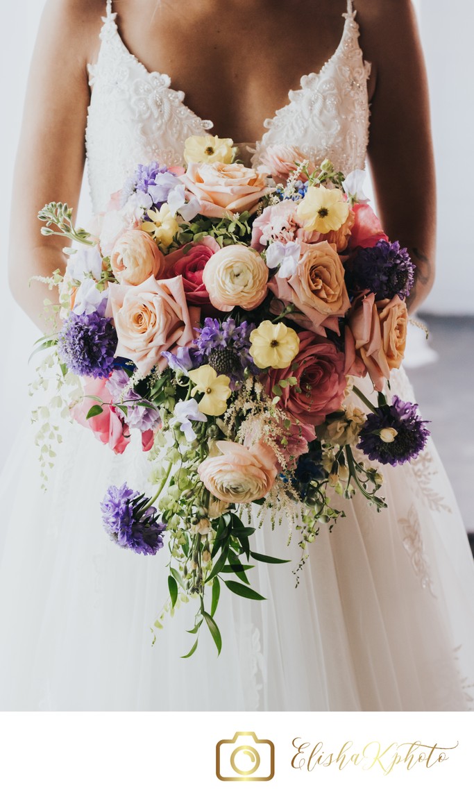 Bride Holding Bouquet 