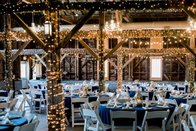 Avon Wedding Barn: Twinkle Lights