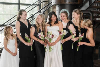 Bride with Bridesmaids