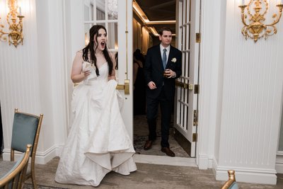 When She Saw the Reception Room