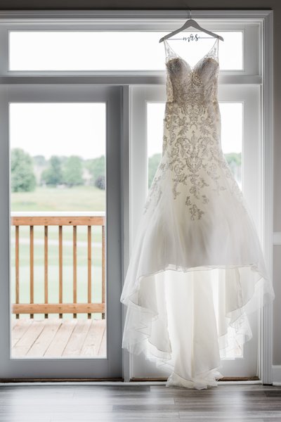 Wedding Dress Hanging Photo