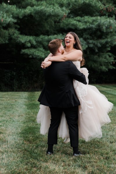 Bride Laughing