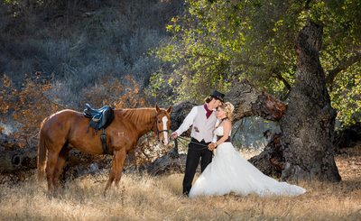 Wedding Photos with Horse