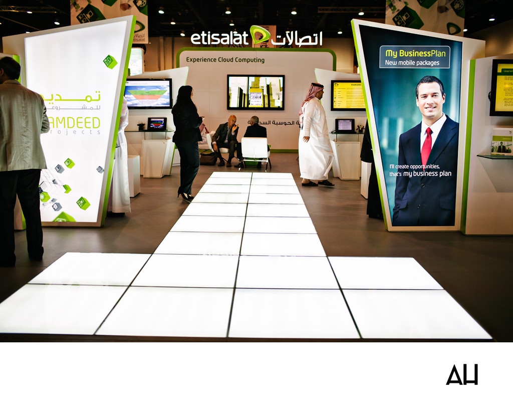 Etisalat Cloud Computing Exhibition Booth
