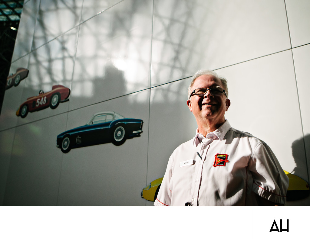 Ferrari Service Manager Environmental Portrait