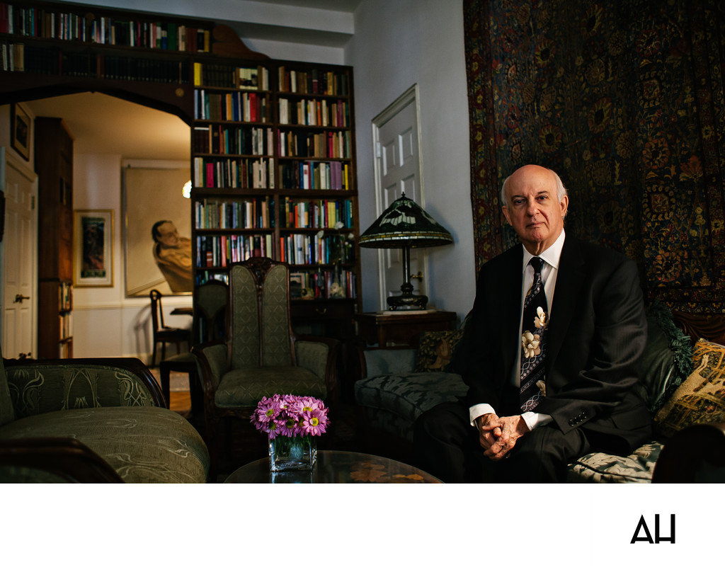 Formal Executive Portrait in an Elegant Interior