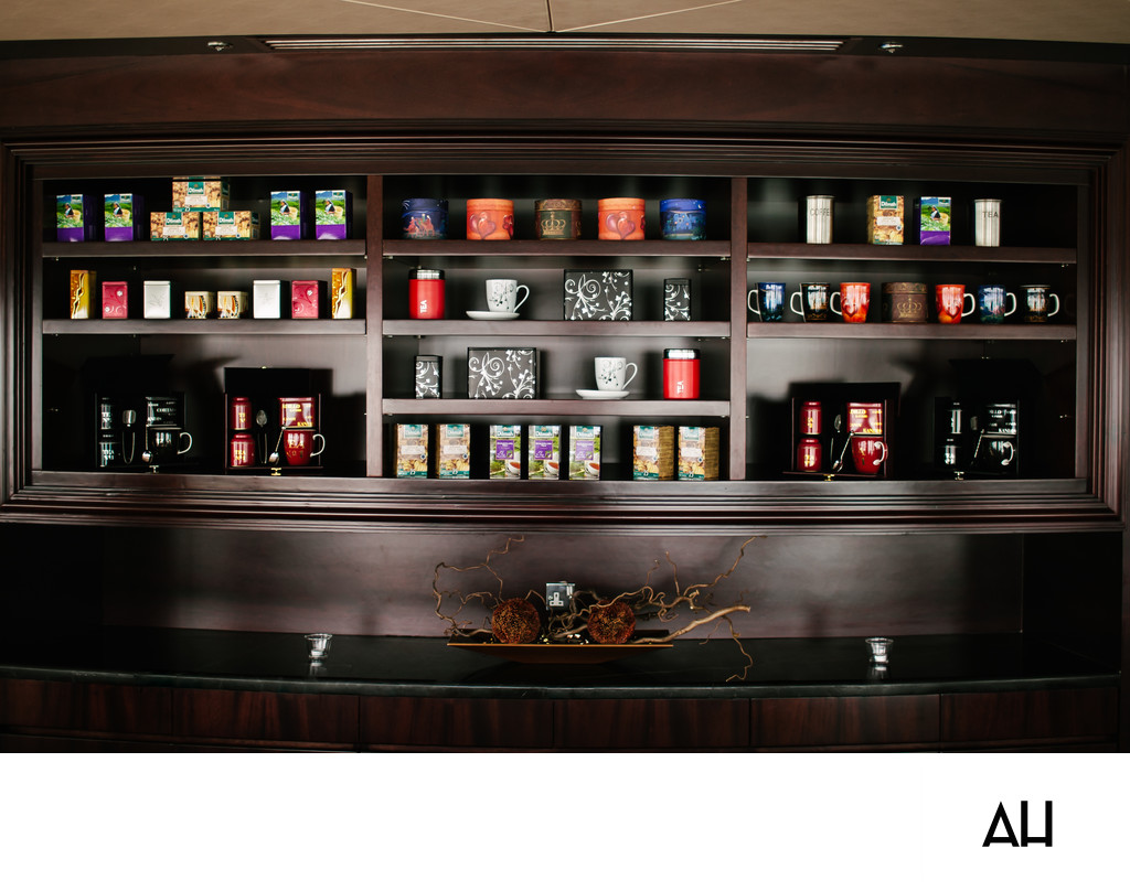 Hotel Tea and Coffee Retail Display