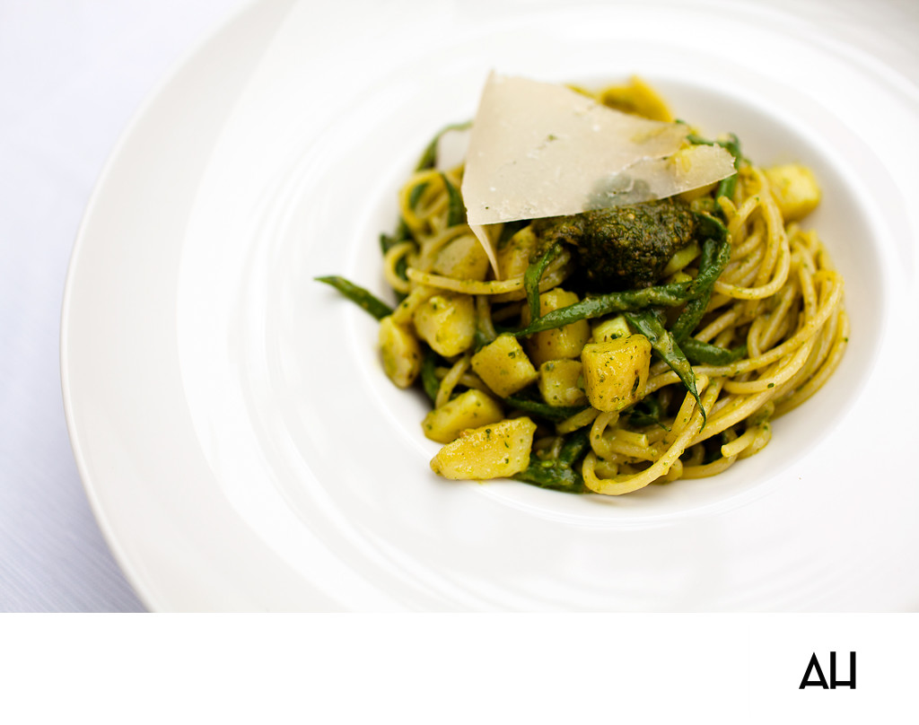 Pesto Pasta with Vegetables and Parmesan