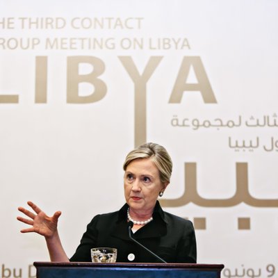 Hillary Clinton at Libya Contact Group Meeting
