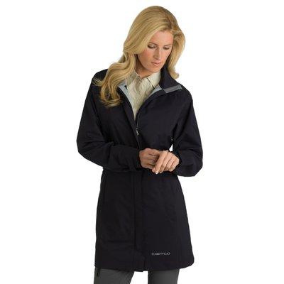 Women's Black Waterproof Rain Jacket