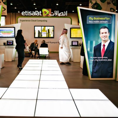 Etisalat Cloud Computing Exhibition Booth