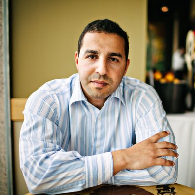 Business Portrait at a Café