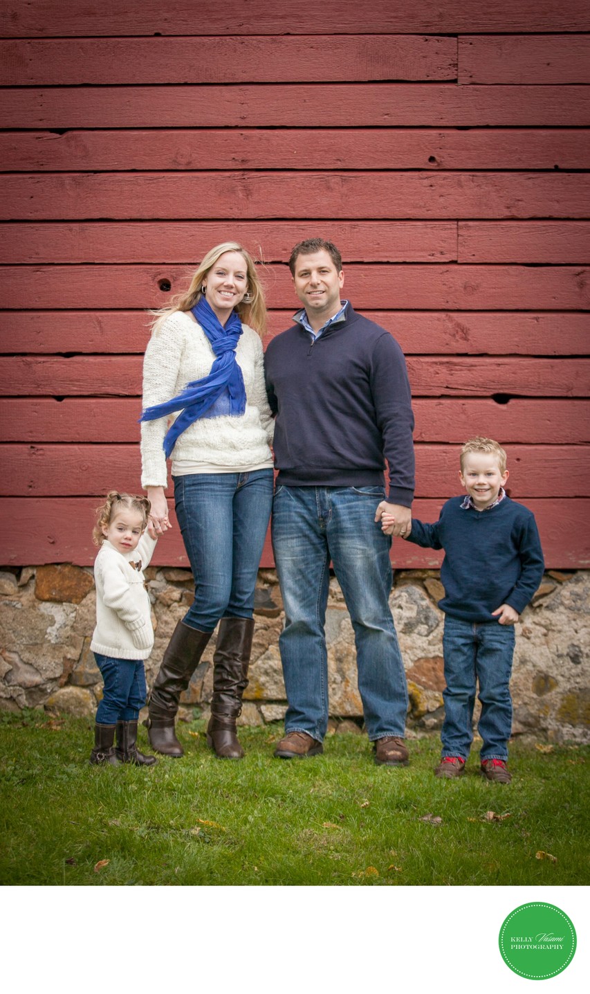 Red Barn Portrait Session Westchester 