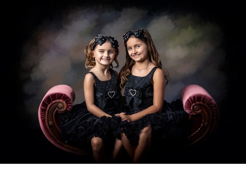 Luxury Portrait of Sisters