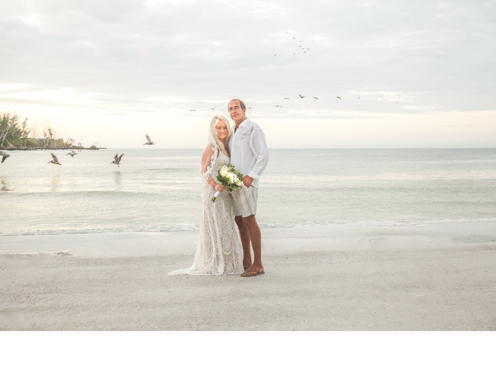 Sunrise Wedding on Coquina Beach