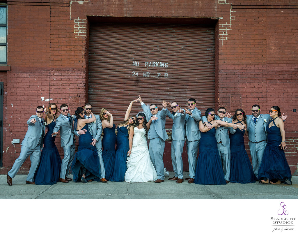 Dumbo Bridal Party Wedding Photos