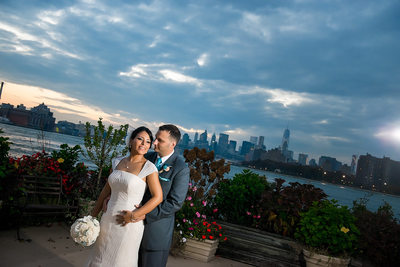 Giando's on the Water Wedding Sunset