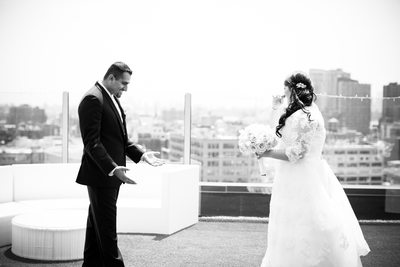 Z Hotel Rooftop Wedding Photos