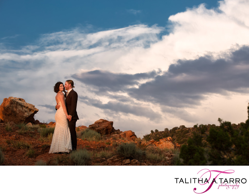 New Mexico landscape wedding