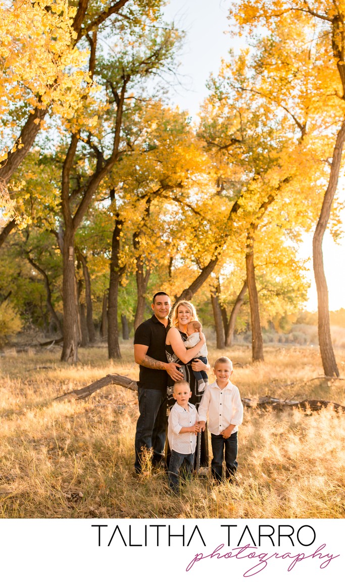 Autumn Bosque Family Photos