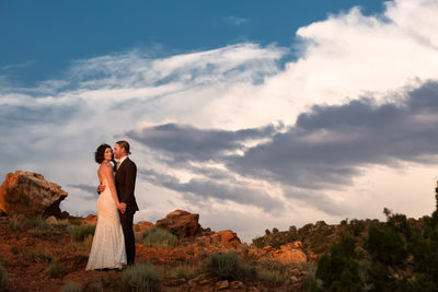 New Mexico landscape wedding